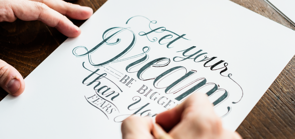 "Dream" en calligraphie